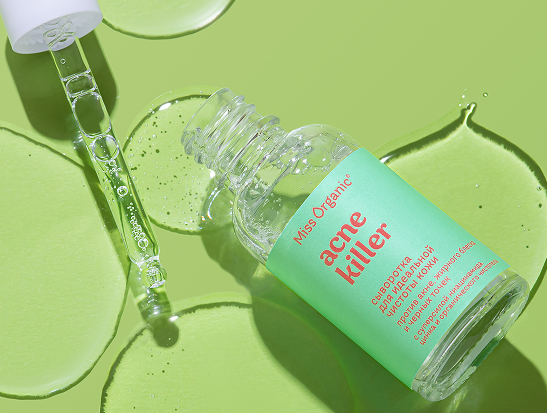 Cыворотка против акне, жирного блеска и черных точек Acne killer